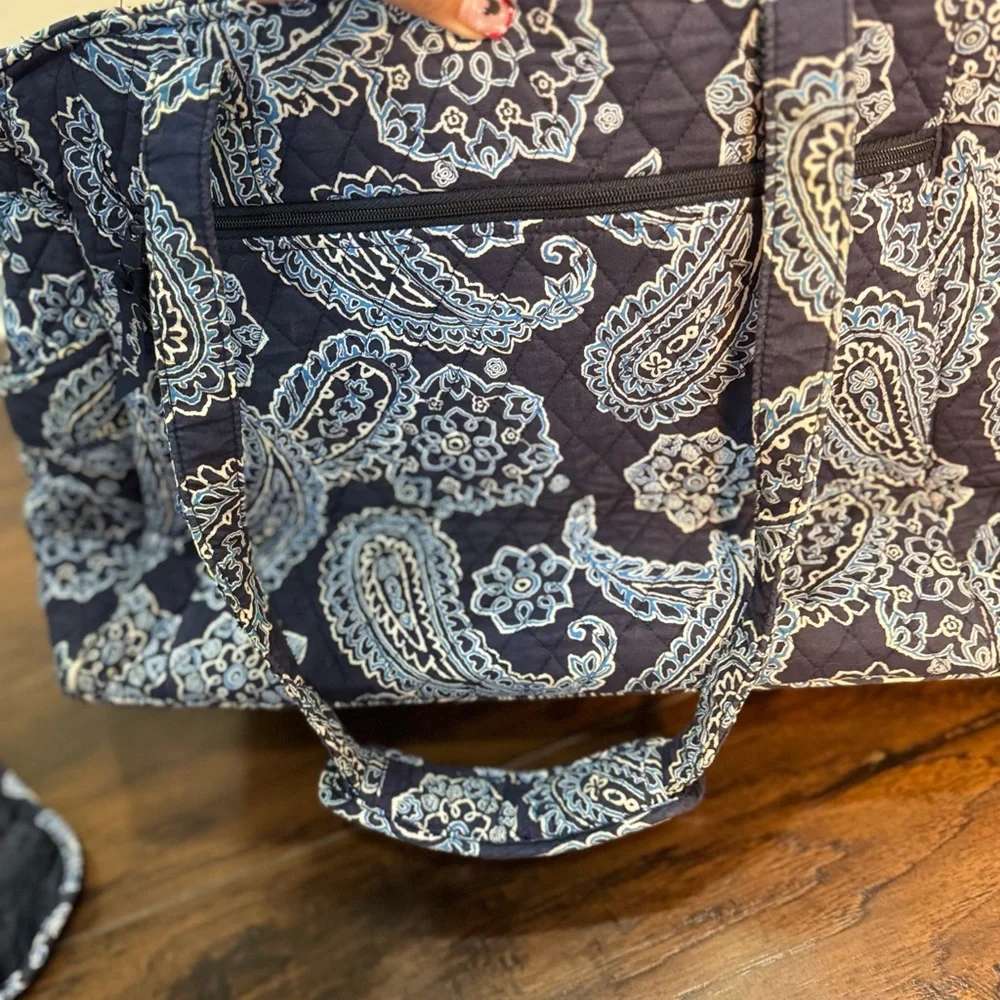 Vera Bradley Blue Paisley Baby Bag